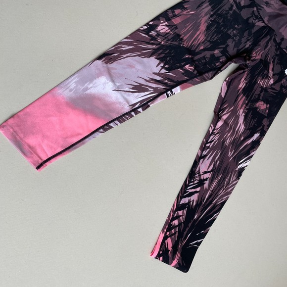 Calvin Klein Performance Running Athletic Leggings Pink Medium - Picture 4 of 6